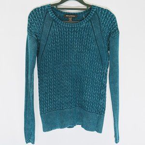 Tommy Bahama Teal Ardmore Cable Knit Sweater